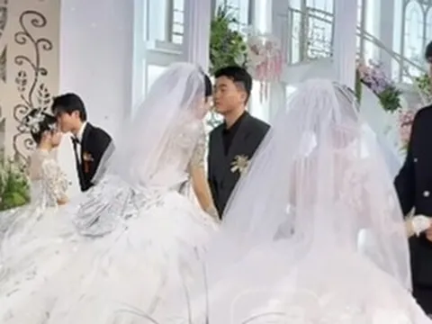 Anh em sinh ba cưới cùng ngày gây sốt mạng xã hội