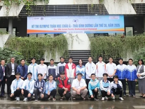 10 thí sinh dẫn đầu vòng thi Olympic Toán học châu Á tại Việt Nam