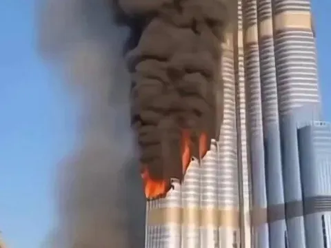 Video 'Tòa nhà cao nhất thế giới bốc cháy dữ dội vì trúng 1.800 tên lửa Iran' gây xôn xao: Sự thật đã rõ