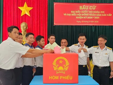 Bầu cử sớm tại 2 đảo tiền tiêu ở Cà Mau