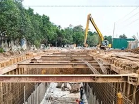 Toàn cảnh đại công trường 920 tỷ giải cứu ngập úng phía Tây Bắc Thủ đô