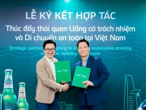 Carlsberg Việt Nam hợp tác Grab thúc đẩy uống có trách nhiệm