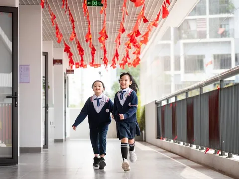 Choáng ngợp trường tiểu học trăm tỷ 'đẹp như mơ' ở Hà Nội