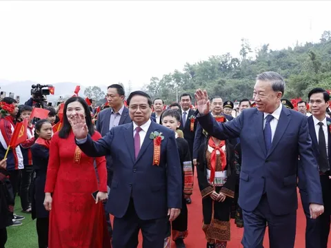 Tổng Bí thư Tô Lâm dự khởi công đồng loạt các trường nội trú liên cấp