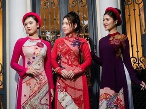 3 nhan sắc Hoa hậu Đại dương Việt Nam 2025 làm nàng thơ áo dài