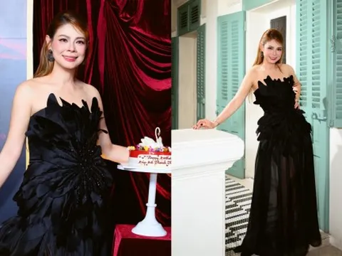 'Búp bê' Thanh Thảo trẻ trung, gợi cảm trong tiệc sinh nhật tuổi 49