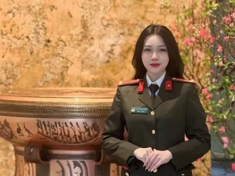 Nữ thượng úy 9x tài sắc là Gương mặt trẻ Công an Thủ đô tiêu biểu 2025