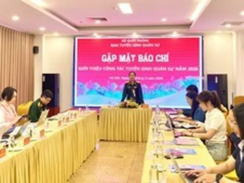 Tuyển sinh quân sự năm 2026: Tăng mạnh chỉ tiêu, thêm phương thức xét tuyển mới