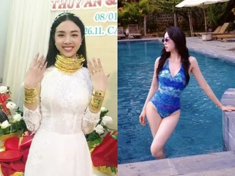 Người đẹp miền Tây được chồng Tiến sĩ chèo xuồng đem 13 cây vàng hỏi cưới, giờ làm mẹ vừa đẹp vừa sang