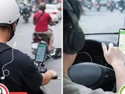 Vì sao đi xe máy đeo tai nghe dùng Google Maps bị phạt, còn lái ô tô thì không?