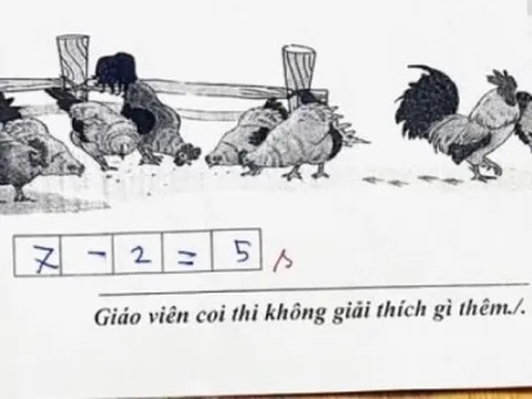 Học trò giải '7 - 5 = 2' nhưng giáo viên gạch sai, vì sao?