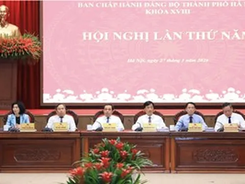 Bộ trưởng Bộ Nông nghiệp và Môi trường Trần Đức Thắng dự hội nghị bàn về phát triển Thủ đô