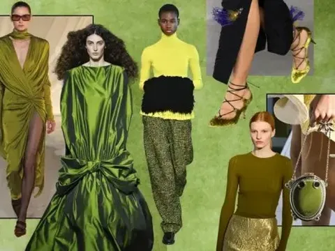 Màu xanh 'xấu lạ' lên ngôi, gây tranh cãi xu hướng thời trang 2026