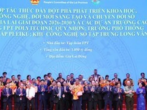 FPT đề xuất cùng Gia Lai xây dựng trung tâm AI, đầu tư hạ tầng công nghệ và giáo dục