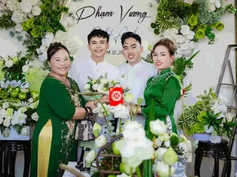 Hai chàng trai làm đám cưới ở Đồng Nai, khách đến đông ngoài tưởng tượng