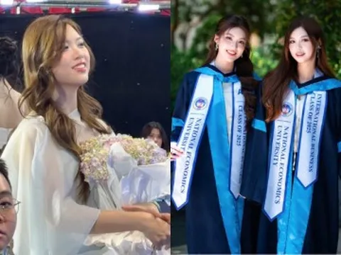 Chị gái sinh đôi của Miss World Vietnam Phương Oanh đẹp "chấp" cam thường, nhan sắc "bất phân thắng bại" với cô em Hoa...