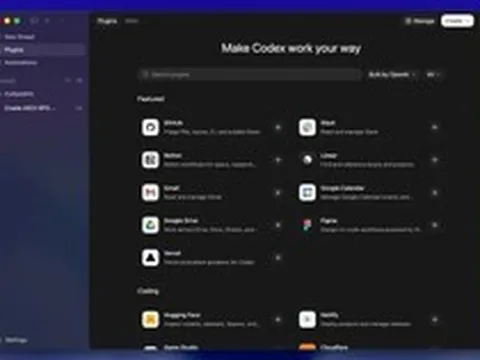 OpenAI bổ sung plugin, mở rộng Codex vượt lập trình