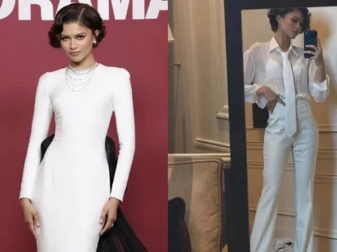 Zendaya biến trang phục cưới thành phong cách đời thường