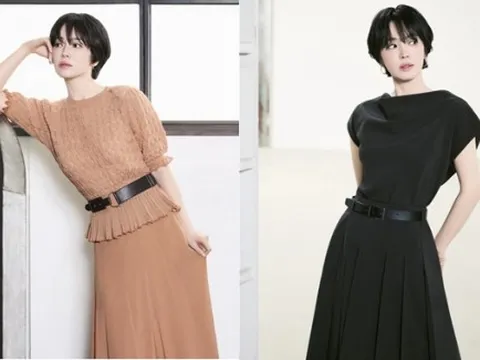 Phong cách công sở mùa hè thanh lịch, tối giản của Song Hye Kyo