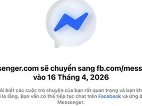 Facebook chính thức đóng cửa Messenger trình duyệt web từ 16-4