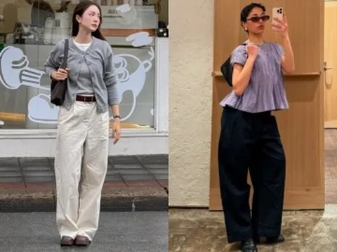 Hết thời quần ống loe, barrel pants đang "lên ngôi": Giấu khuyết điểm cực khéo, mặc lên trông có gu hơn hẳn