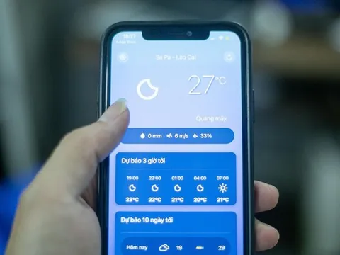 Có gì trong app “Thời tiết Việt Nam” vừa ra mắt, dùng miễn phí trên smartphone?