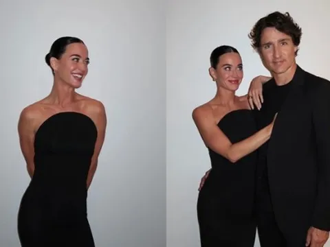 Katy Perry khoe vẻ đẹp quyến rũ, tình tứ bên cựu thủ tướng Justin Trudeau