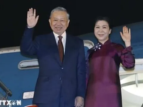 Tổng Bí thư, Chủ tịch nước Tô Lâm và Phu nhân lên đường thăm cấp Nhà nước đến Trung Quốc