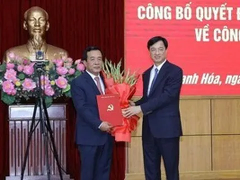 Thượng tướng Lê Đức Thái giữ chức Bí thư Tỉnh ủy Thanh Hóa