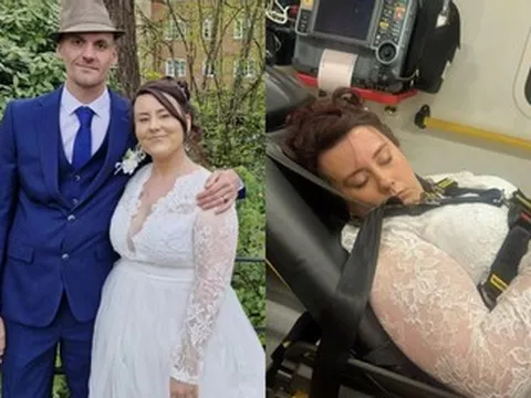 Cô dâu say 'bất tỉnh nhân sự' trong đám cưới, chú rể vội gọi xe cấp cứu