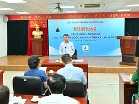 1.692 tác phẩm lọt vào vòng sơ khảo Giải Báo chí quốc gia lần thứ XX