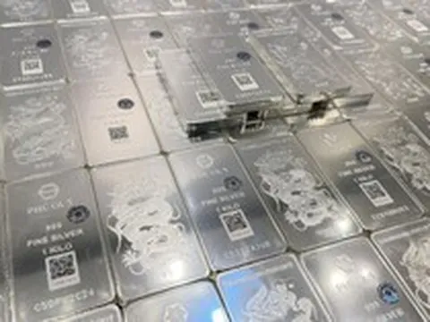 Giá bạc thỏi duy trì trên 80 triệu đồng/kg