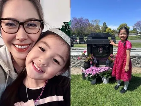 Sau 2 năm chồng mất, Hoa hậu Bình Phương nghẹn ngào khi con gái luôn hỏi "Sao ba Tiến không trở lại?"