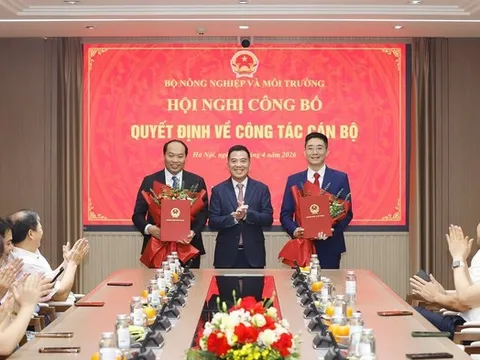 Bổ nhiệm Chánh Văn phòng, Thư ký Bộ trưởng Bộ Nông nghiệp và Môi trường