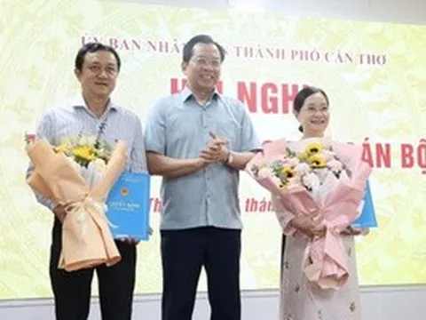 Cần Thơ bổ nhiệm, điều động 2 nhân sự lãnh đạo