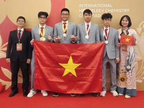 Học sinh Việt đứng thứ 2 tại Olympic Hóa học Quốc tế Mendeleev