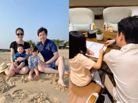 Sướng như Hoa hậu Đặng Thu Thảo, có chồng đại gia chăm con cho vợ chơi Lễ, ái nữ ngày càng ra dáng tiểu thư hào môn