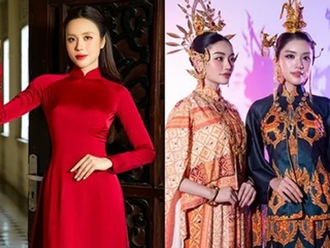 Tô Diệp Hà yêu kiều áo dài đỏ, hoa hậu Phương Oanh, Yến Nhi hóa 'nàng thơ'