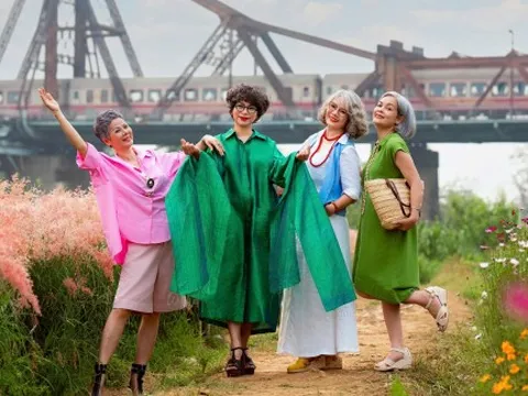 Dopamine dressing - bảng màu rực rỡ, khí chất của phụ nữ tóc lấp lánh