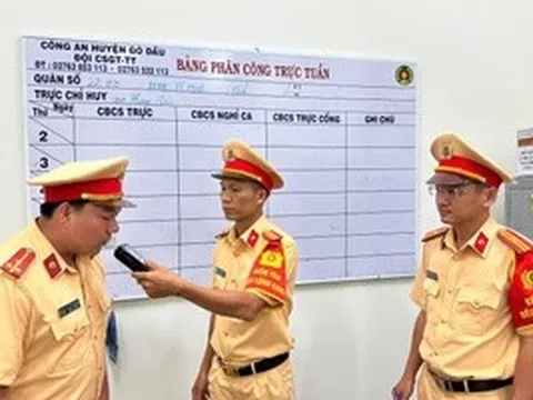 CSGT Tây Ninh siết kỷ luật, lập tổ kiểm tra điều lệnh