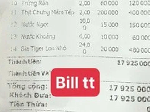 Vụ hóa đơn bữa ăn 18 triệu đồng ở Sầm Sơn: Người đăng bill bất ngờ vì bỗng nổi tiếng