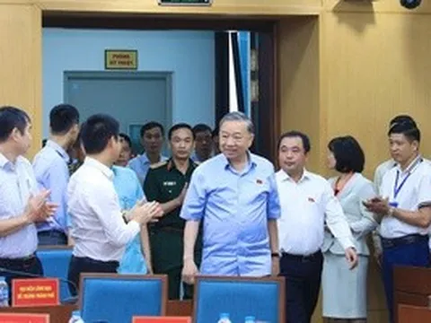Hình ảnh Tổng Bí thư, Chủ tịch nước Tô Lâm tiếp xúc cử tri ở Hà Nội