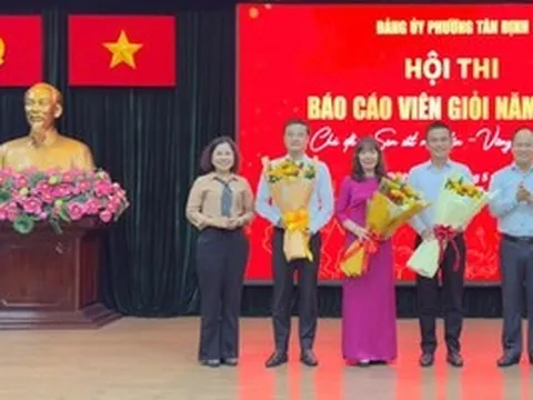 Giữ vững “trận địa tư tưởng” từ cơ sở: Phường Tân Định thi Báo cáo viên giỏi