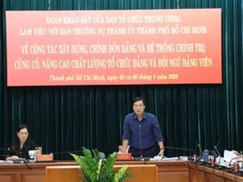 TPHCM nâng cao chất lượng tổ chức cơ sở Đảng
