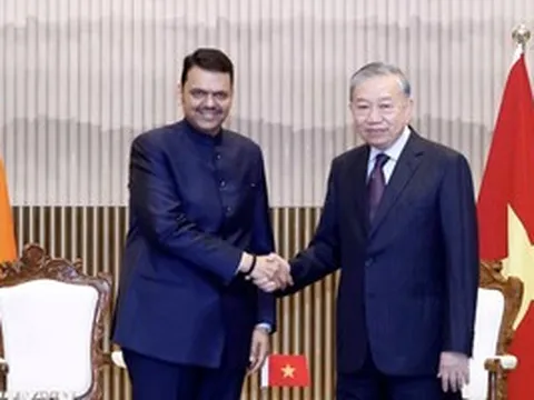 Tổng Bí thư, Chủ tịch nước Tô Lâm đánh giá cao 
hợp tác giữa bang Maharashtra và TPHCM