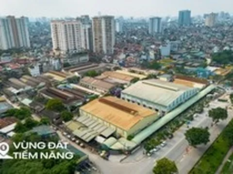 Toàn cảnh khu đất ven hồ Đền Lừ sắp chuyển đổi từ nhà máy sang chung cư tại Hà Nội