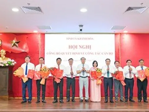 Khánh Hòa: Điều động, bổ nhiệm hàng loạt nhân sự chủ chốt