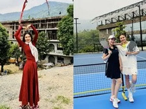 Cận cảnh biệt phủ 10.000m2 có cả biệt thự 10 phòng ngủ lẫn sân pickleball của nữ NSND 44 tuổi