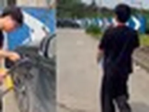Con trai "ông hoàng nhạc đỏ" đi học về là phải đi làm, được bố nhắn nhủ: "Mệt cũng phải cố"