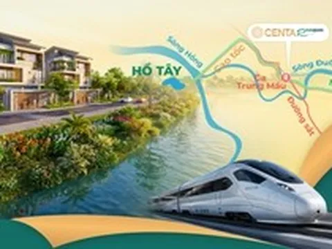 4 tầng giá trị của biệt thự sông Centa Riverside tại tâm điểm TOD Ga Trung Mầu